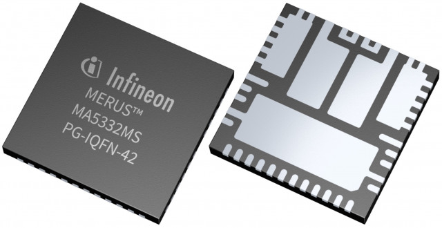 인피니언이 MERUS™ 클래스 D 오디오 증폭기 멀티칩 모듈을 출시한다